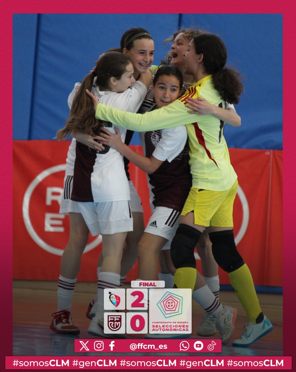 FFCM_es's tweet image. 🛡️ SUB-14 | ⬜️ CLM 2️⃣-0️⃣ MUR 🟦

40’ | Me disculpen la tardanza pero es que ... ¡ESTAMOS EN LA FINAAAAAAAAAAAAAAAAAAAAAAAAAAAAAAL! ¡ESTAS NIÑAS HAN HECHO HISTOOOOOOOOOORIAAAAAAAAAAAAA!

#somosCLM | #genCLM | #CampeonasSub14RFEF