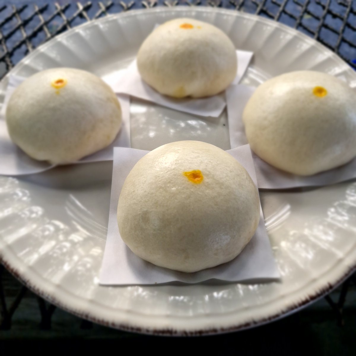 Jxssxlxn_'s tweet image. ซาลาเปาไส้ครีม #Cookwithโจส