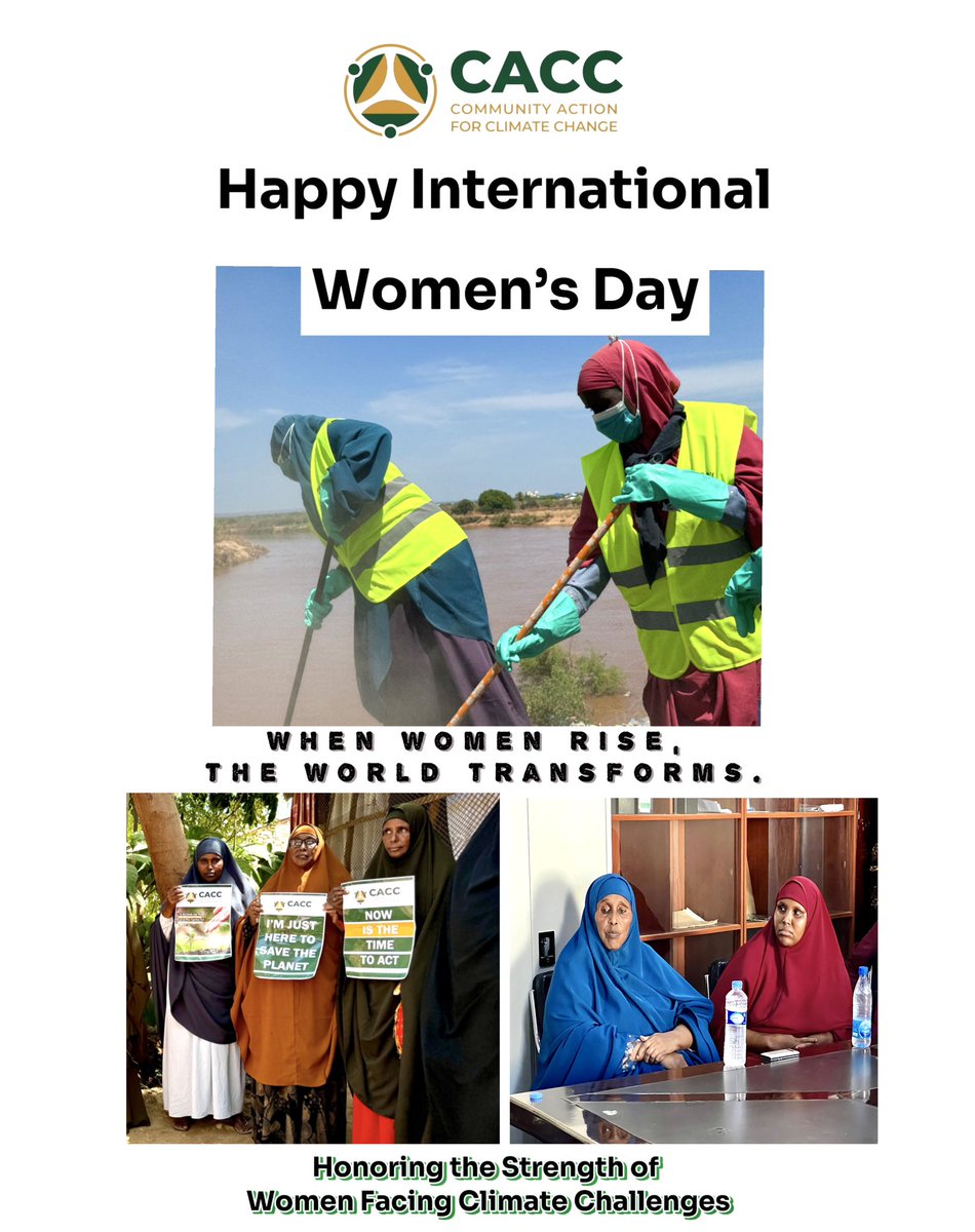CaccSomalia's tweet photo. #HappyInternationalWomensDay 

Every day we witness their courage.

Every day we are moved, motivated, and inspired to take action.

On this #WomensDay, we honor the resilience and strength of women facing the impacts of climate change in #Somalia. #IWD2025 https://t.co/JxGl0NEkZM
