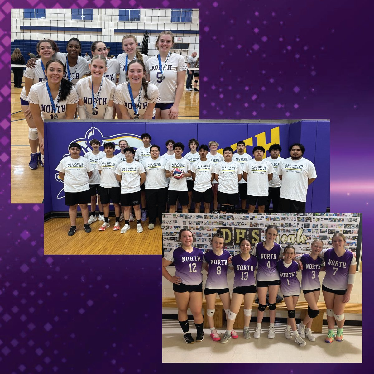 A lot of North Volleyball this weekend!
Our 14s and Men’s team are in action today and our 17s are on the road tomorrow. 
The men’s team will have their first scrimmage of the year today at home vs West. Free admission and play will start at 10am
#NHHSvb #NHHSmvb #AllN