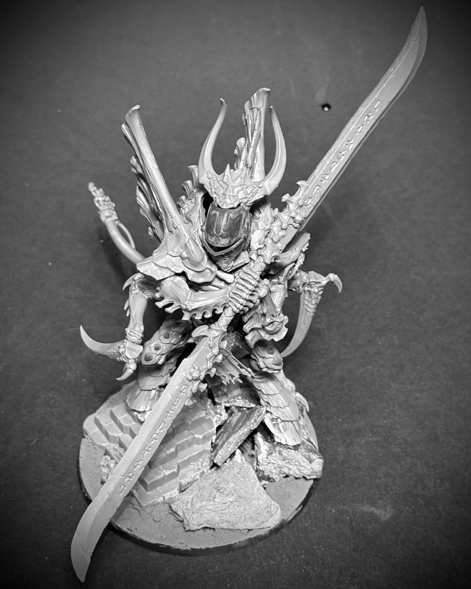 Here is my Norn Emissary for my Hive Fleet Marrow army

I’m going to try and finish the army for London GT in September

#WarhammerCommunity