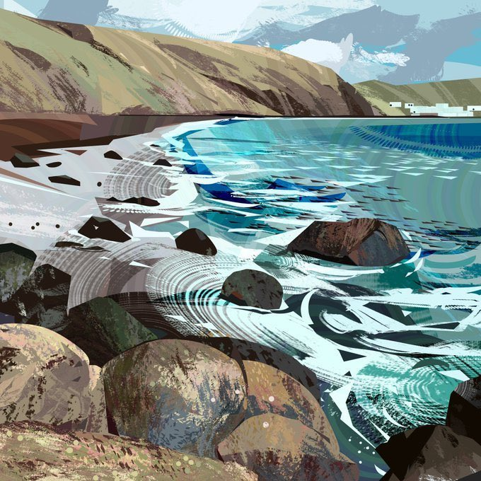 takadraws's tweet photo. PAINTING PROCESS. https://t.co/YHOrO1YVOP