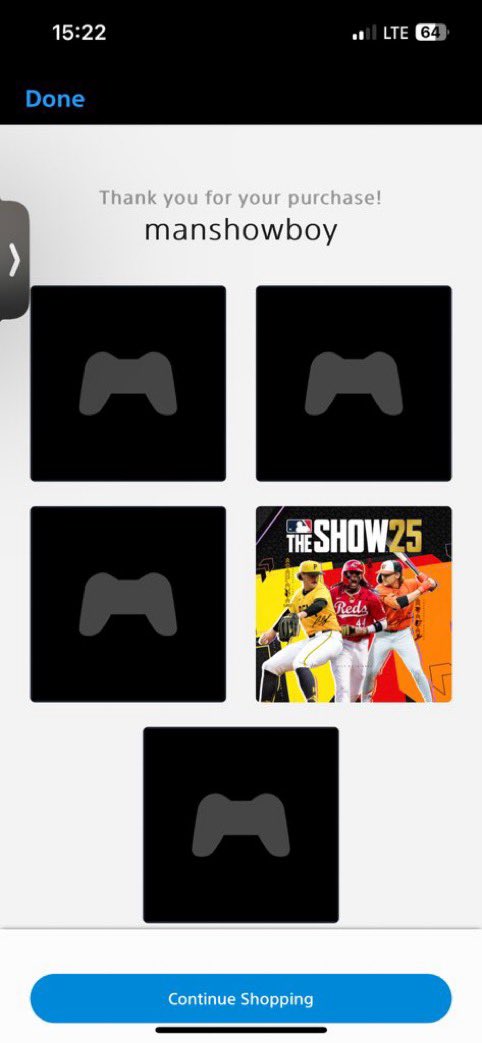 huge shoutout to <a href="/nextlevelgrinds/">Next Level Grinds</a> for the mlb the show 25 giveaway….so psyched to be playing the game