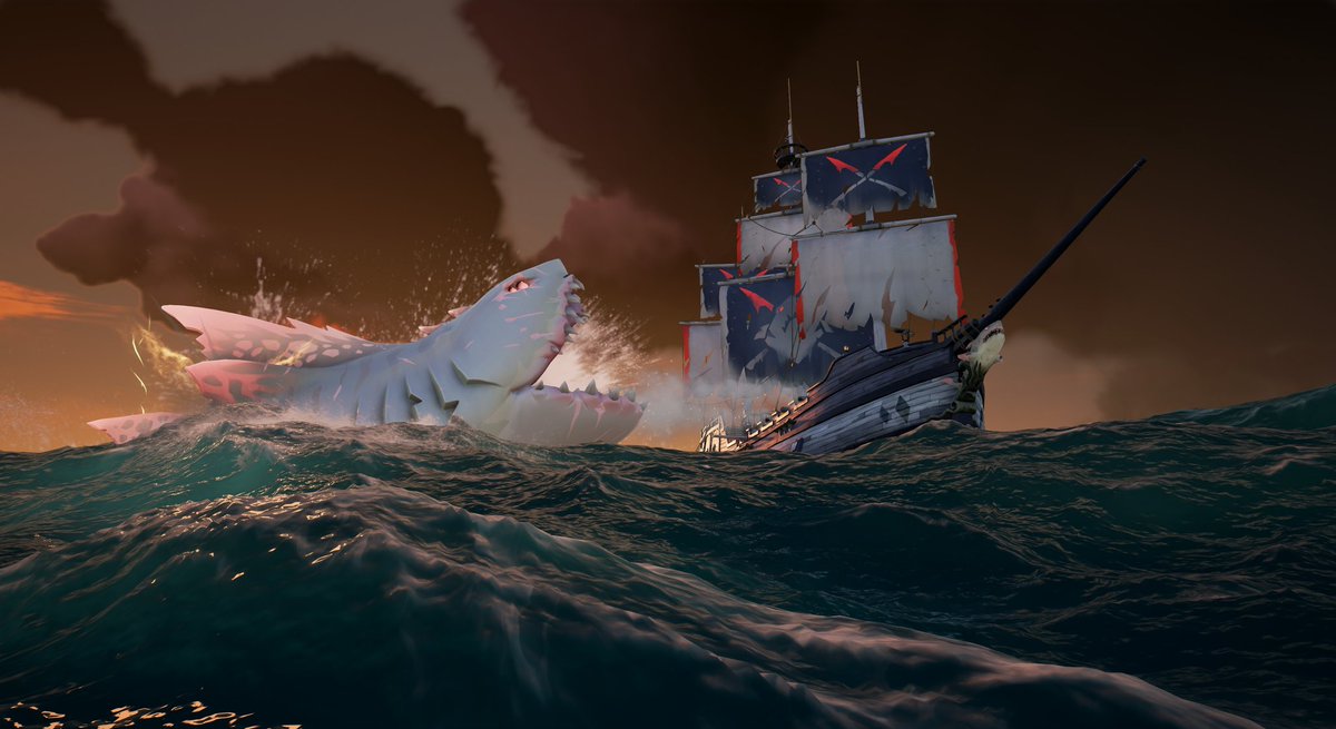 AreConspiracy's tweet image. Mighty Megladons.
#SoTShot #SeaOfThieves @SeaOfThieves