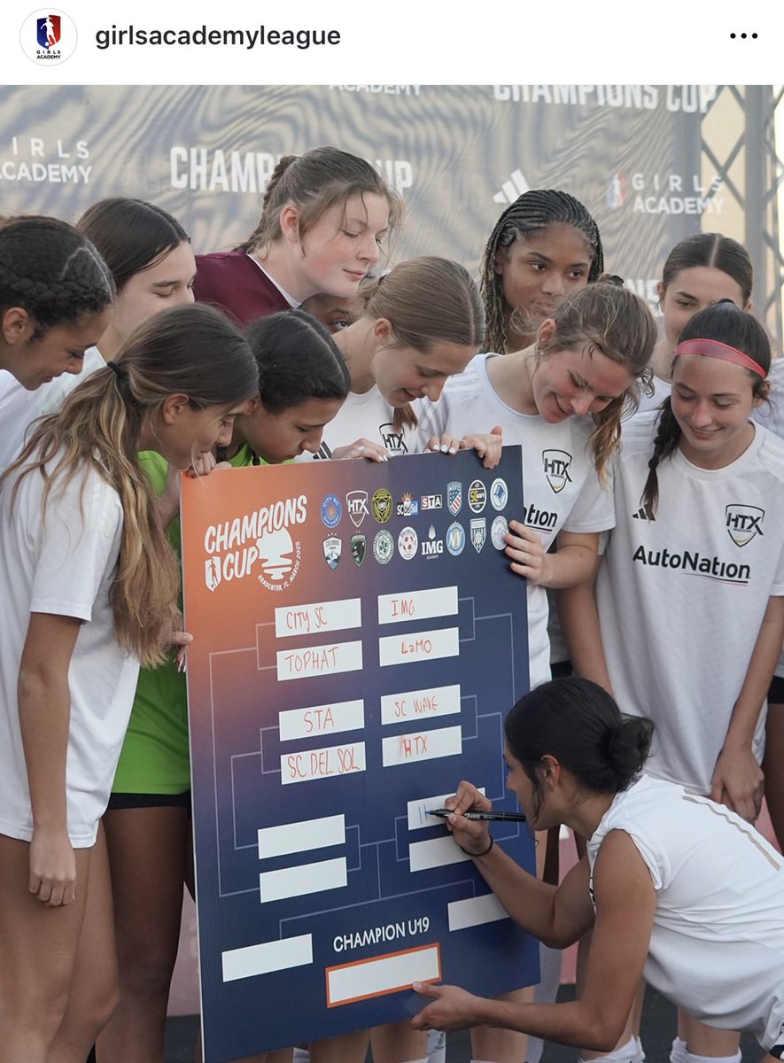 Big win in a tough quarterfinals game has us moving on to the semi-finals today!  Game time at 4:30 EST at the soccer stadium! Let’s GOOOOOOOOOOOO! 🔥🚀 <a href="/HTXSoccer/">HTX Soccer</a> <a href="/GAcademyLeague/">Girls Academy</a>