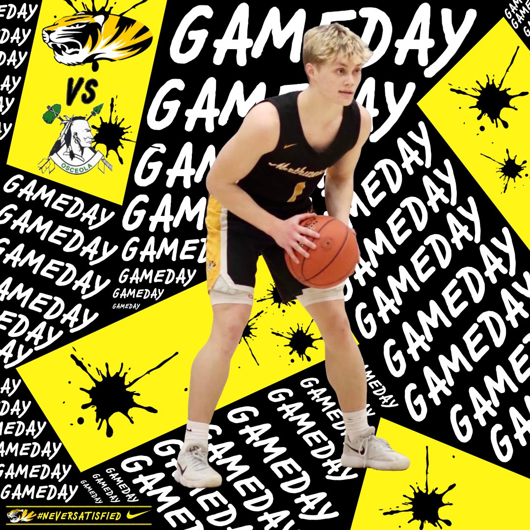 🚨 GAMEDAY 🚨
🆚 Osceola Chieftains 
📍 Osceola High School
⏰ 7:00 
🏆 Region Championship 
📻 107.3 WNXR
📺 IFAN.TV CH:2 

#NEVERSATISFIED 
#FAMILY
#GOTIGERS
