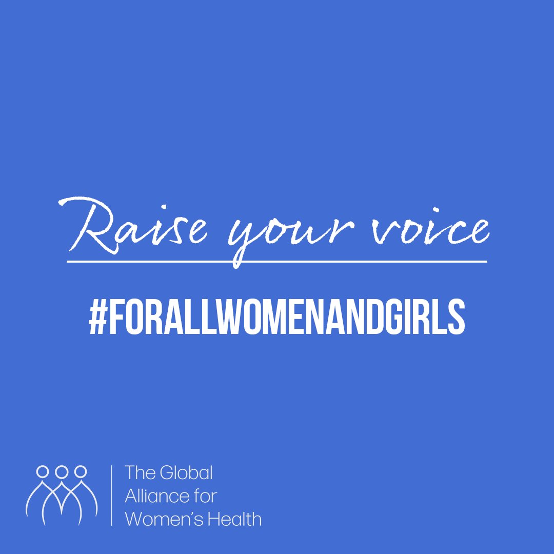 I’m proud to be part of the Global Alliance for Women’s Health to push for research, innovation &amp; investment that put women’s health where it belongs—at the top of the agenda. #ForALLWomenAndGirls
Here's what I’m fighting for on International #WomensDay &amp; every day. What abt you?