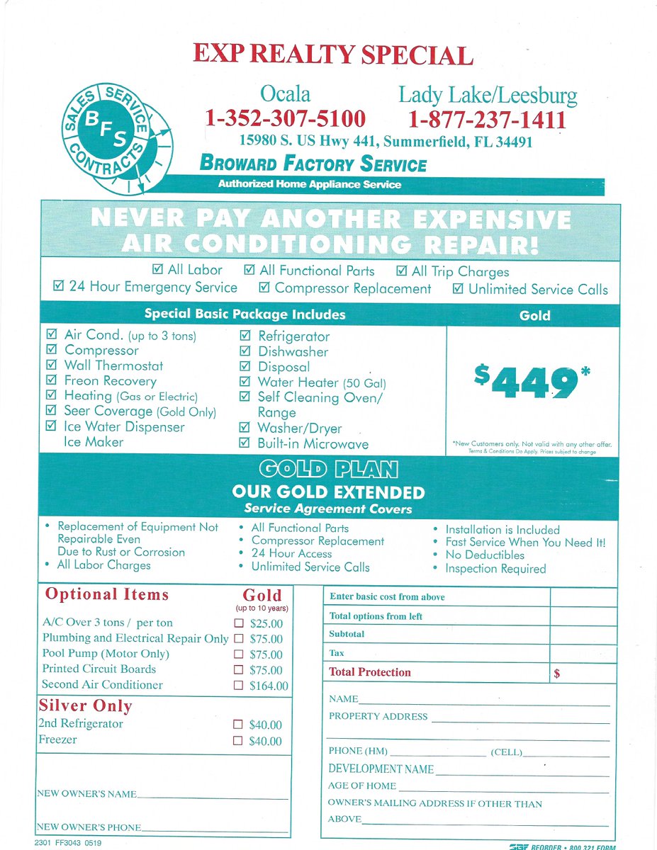 VillagesGary's tweet photo. Buy any home in The Villages with me and I will buy you an AC and Appliance Warranty that is good for 1 year. There is no service call charge and if they can't fix the appliance or AC, they will replace it. Offer good through June 30, 2025. Gary McAdams, eXp Realty, 352-809-8723 https://t.co/iZ3zs1A9no