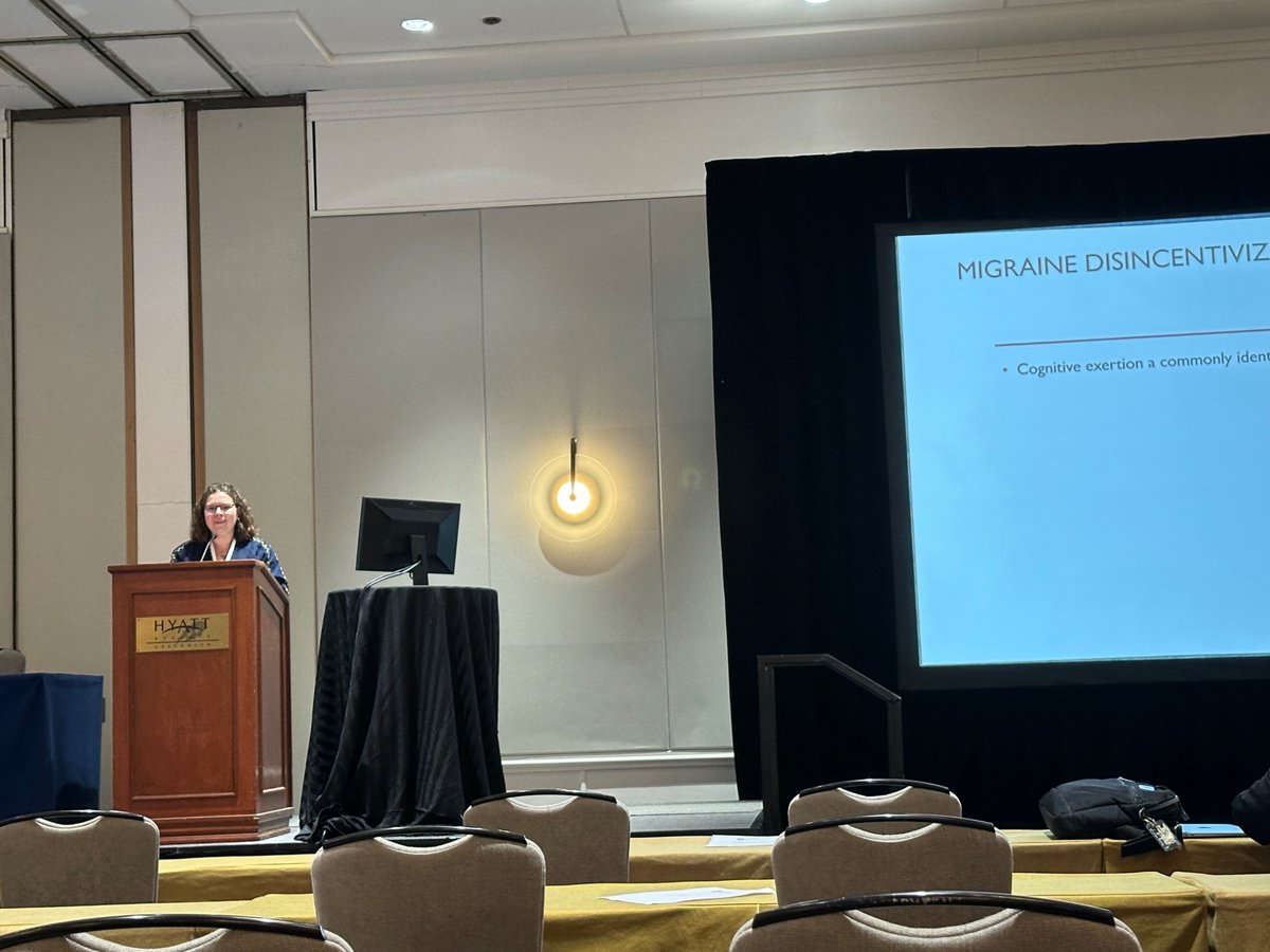 Olivia Begasse de Dhaem, MD, FAHS (she/her) (@obegassededhaem) on Twitter photo Talks by Dr Betsy Seng are always a treat. Important to adjust for effort and consider cogniphobia as moderator in relationship between #migraine & #cognition
<a href="/HeadacheCoopNE/">Headache Cooperative</a> Talks by Dr Betsy Seng are always a treat. Important to adjust for effort and consider cogniphobia as moderator in relationship between #migraine & #cognition
<a href="/HeadacheCoopNE/">Headache Cooperative</a>