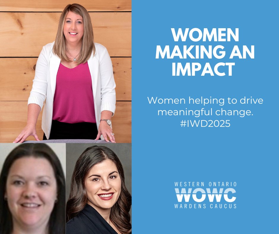 Leadership happens at every level. On #IWD2024, we recognize the incredible women on the WOWC team: Kate, Jen, and Melissa, whose dedication supports the growth and success of our municipalities. Your work drives meaningful change. Thank you for all that you do!