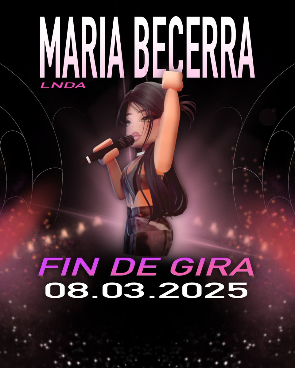 Today is a concert by María Becerra, one of the most important artists in Argentina!!

Discord link: discord.gg/spj2W9sa