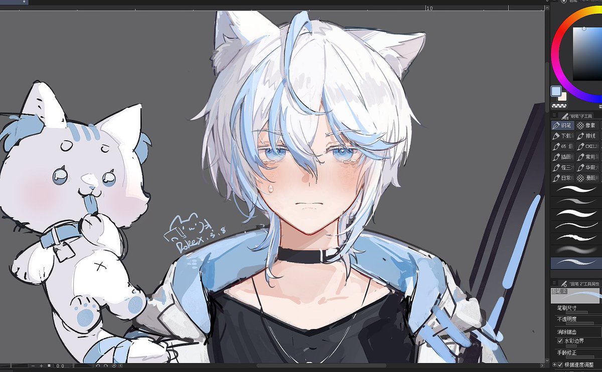 又是快乐的草稿时间~