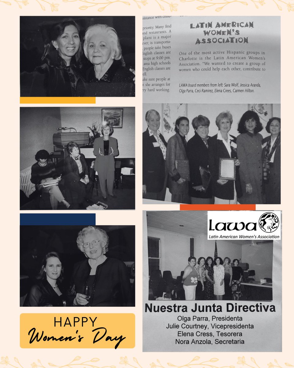 Today,  we take a moment to honor and celebrate the incredible women who have shaped the foundation and ongoing success of our organization that started as Latin American Women Association over 30 years ago. Their vision, and dedication, continue to inspire every day.
