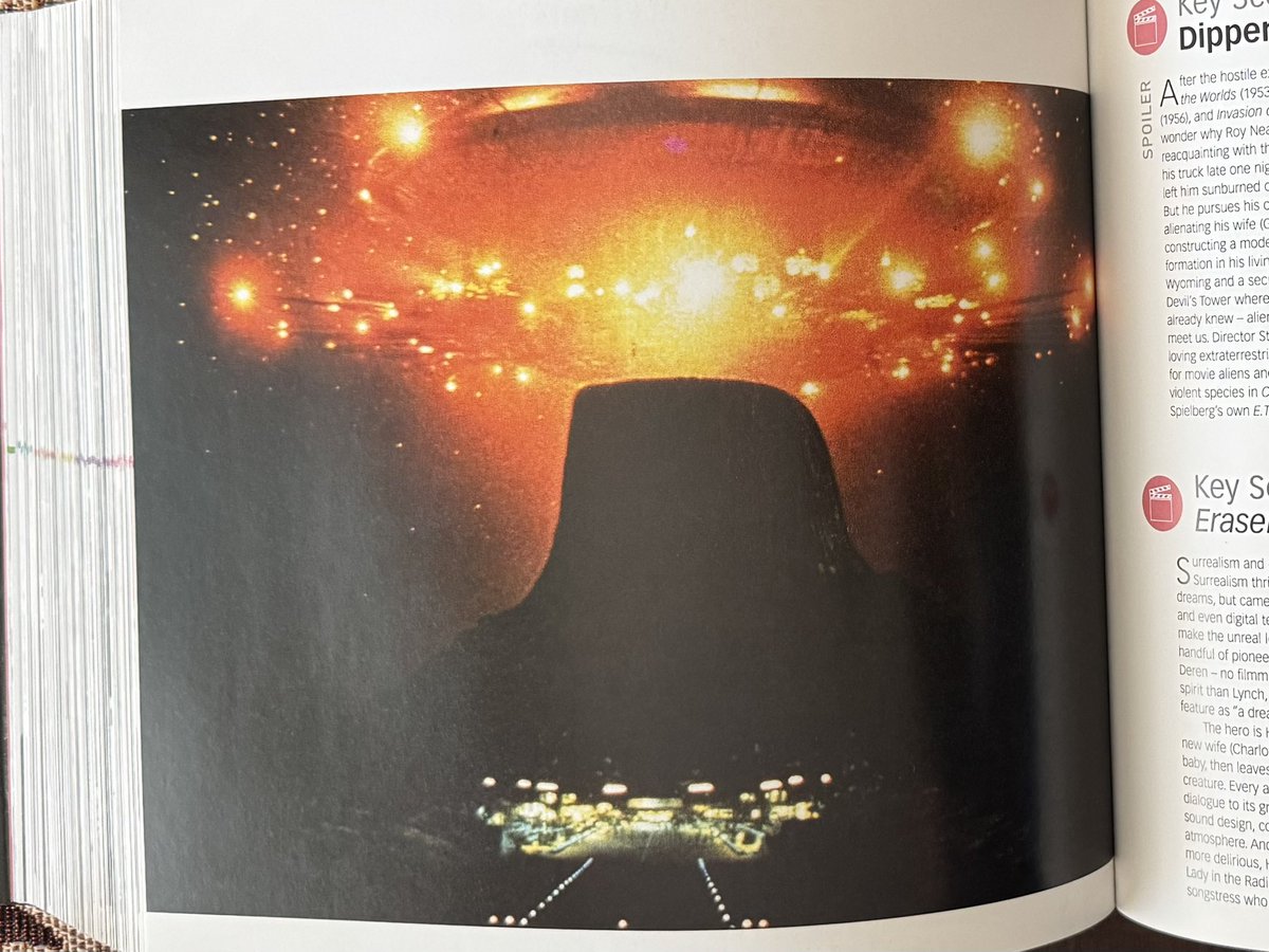OurCE3K's tweet image. Spotted Close Encounters of the Third Kind in the Defining Moments in Movies book!