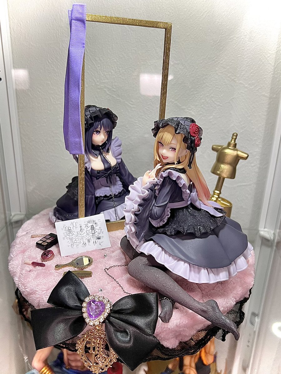 ton___o4's tweet photo. 💜🩷AMP+喜多川海夢〜黒江雫衣装〜🩷💜

ジオラマ完成しました🎎
自分で言うのもなんですが、控えめに言って可愛すぎる🥲💓

#着せ恋 
#ジオラマ作り https://t.co/vbFFyowanQ