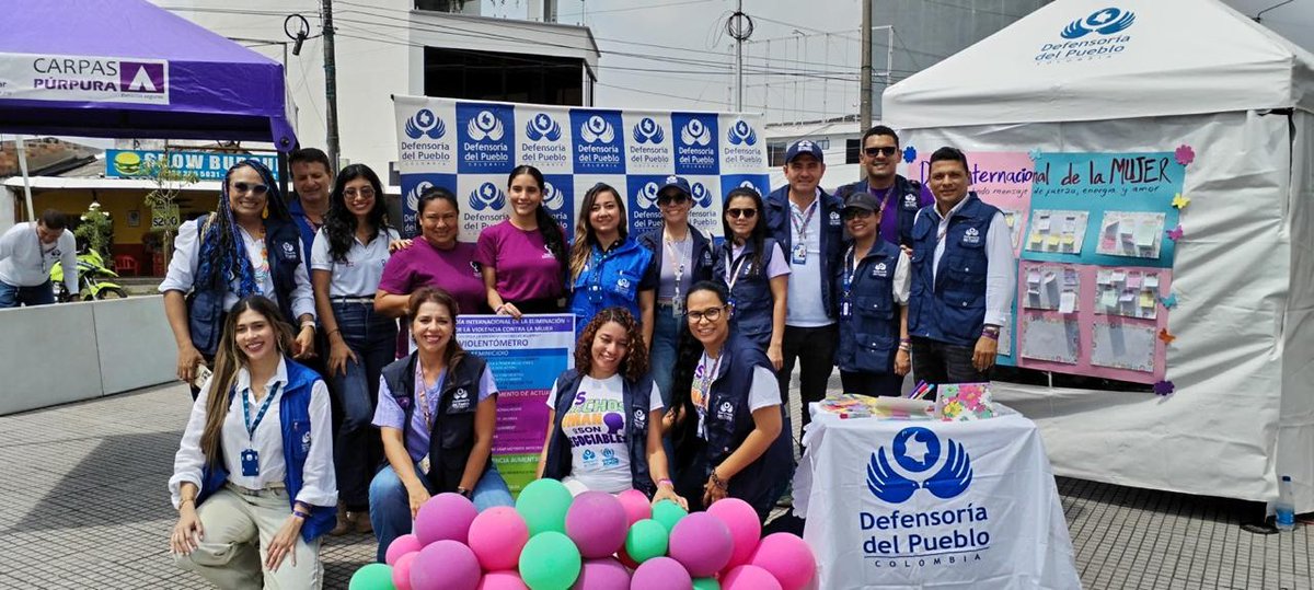 En Barrancabermeja, conmemoramos el #8M con las Carpas Púrpuras de <a href="/OFPMujeres/">OFP</a> junto otras entidades locales y organizaciones sociales y sindicales. 

En la jornada, brindamos atención especializada a las mujeres y realizamos un pacto simbólico para fortalecer los compromisos