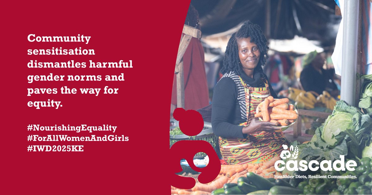 Community engagement is key to breaking harmful gender norms. By fostering awareness, we create pathways to equity and empower women to lead healthier, more resilient lives.
#NourishingEquality #ForAllWomenAndGirls #IWD2025KE