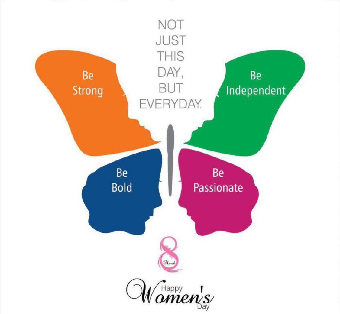 Bí láidir, bí neamhspleách, bí dána, bí spreagtha, bíodh paisean agat,  ní amháin inniu ach chuile lá  #láidirnaisiuntanamban <a href="/Colaistebride/">Coláiste Bríde D22</a> #InternationalWomensDay