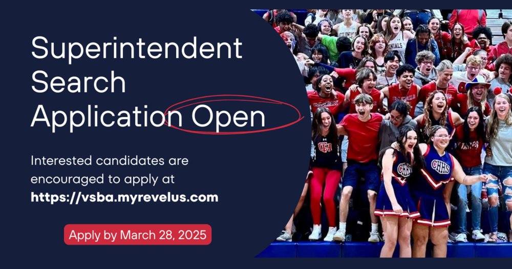 Superintendent Search Application Open colonialhts.net/o/chcps/articl…
