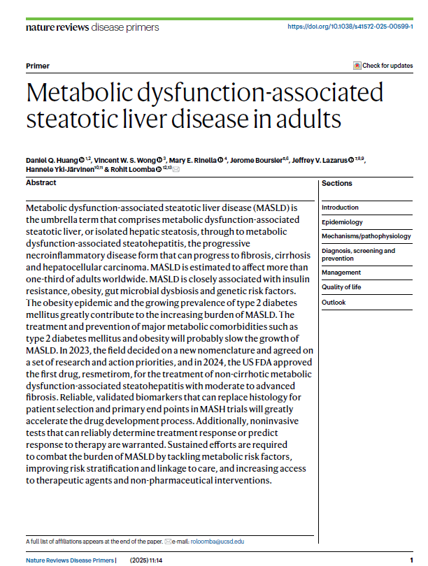 Scott Isaacs (@scottisaacsmd) on Twitter photo Check out this outstanding review of #MASLD for Nature Reviews Disease Primers. I am impressed with the 357 references! Dive into the latest insights and research priorities. <a href="/DrHuangDQ/">Daniel Huang</a> <a href="/VWSWong/">Vincent Wong</a> <a href="/RinellaMary/">Mary Rinella</a> <a href="/JVLazarus/">Jeffrey V. Lazarus</a> <a href="/JeromeBoursier/">boursier jerome</a> <a href="/DrLoomba/">Rohit Loomba</a> <a href="/DiseasePrimers/">Nature Reviews Disease Primers</a> Check out this outstanding review of #MASLD for Nature Reviews Disease Primers. I am impressed with the 357 references! Dive into the latest insights and research priorities. <a href="/DrHuangDQ/">Daniel Huang</a> <a href="/VWSWong/">Vincent Wong</a> <a href="/RinellaMary/">Mary Rinella</a> <a href="/JVLazarus/">Jeffrey V. Lazarus</a> <a href="/JeromeBoursier/">boursier jerome</a> <a href="/DrLoomba/">Rohit Loomba</a> <a href="/DiseasePrimers/">Nature Reviews Disease Primers</a>