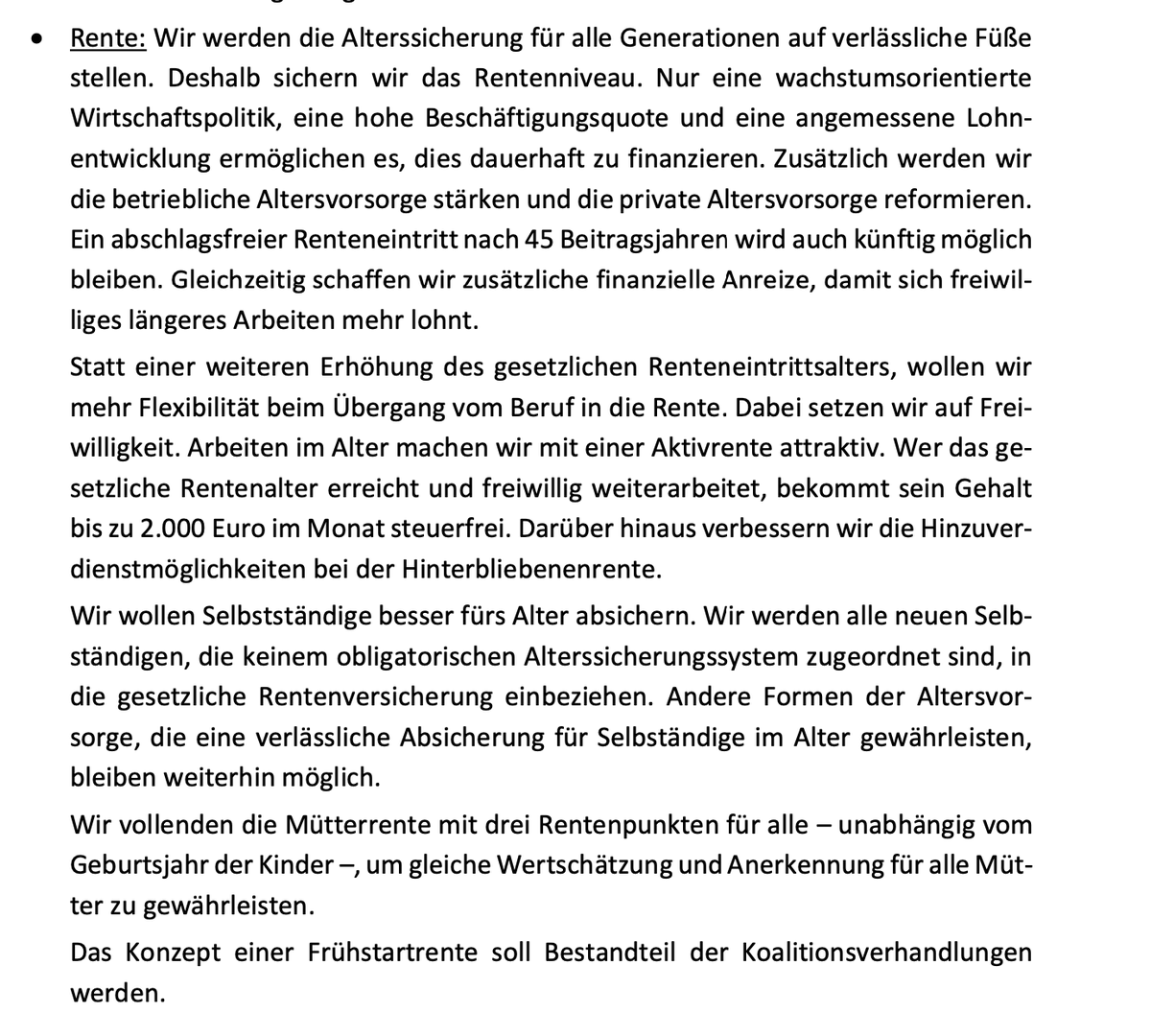 Karina Moessbauer (@k_moessbauer) on Twitter photo Beim Thema Rente: NULL Mut.
➡️ Sicherung Rentenniveau
➡️ Rente mit 63/65 bleibt
➡️ CSU hat sich auch noch mit Mütterrente durchgesetzt
Der Satz „Wir werden die Alterssicherung für alle Generationen auf verlässliche Füße stellen“ muss für die Jungen wie Hohn klingen <a href="/johwinkel/">Johannes Winkel</a> Beim Thema Rente: NULL Mut.
➡️ Sicherung Rentenniveau
➡️ Rente mit 63/65 bleibt
➡️ CSU hat sich auch noch mit Mütterrente durchgesetzt
Der Satz „Wir werden die Alterssicherung für alle Generationen auf verlässliche Füße stellen“ muss für die Jungen wie Hohn klingen <a href="/johwinkel/">Johannes Winkel</a>