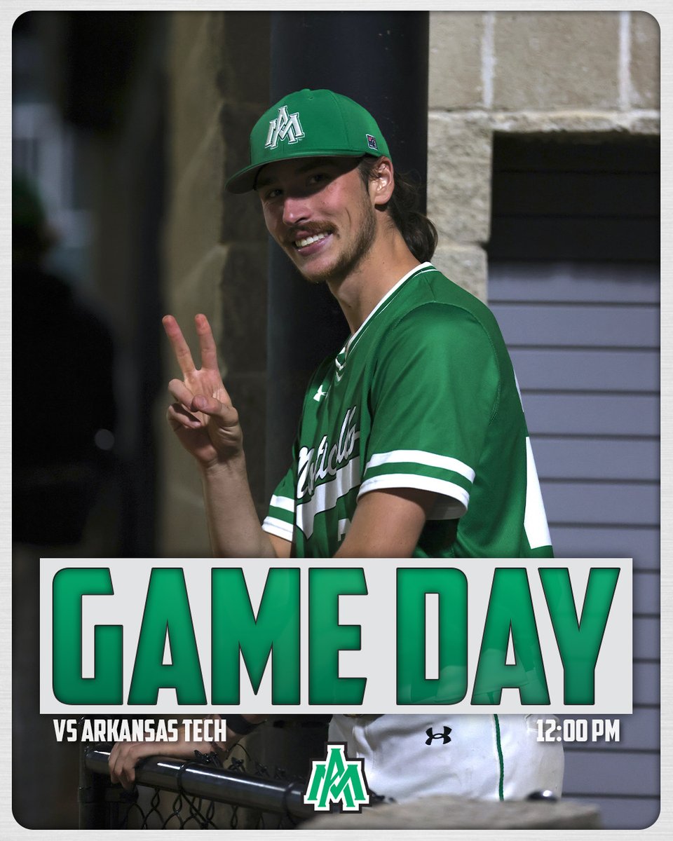 Come out to today's series finale ⚾️

🆚: Arkansas Tech University
⌚️: 12:00 PM
🏟: Union Bank Park
📍: Monticello, AR
📺: youtube.com/WeevilNation
📊: uamsports.com/coverage

#WeevilNation