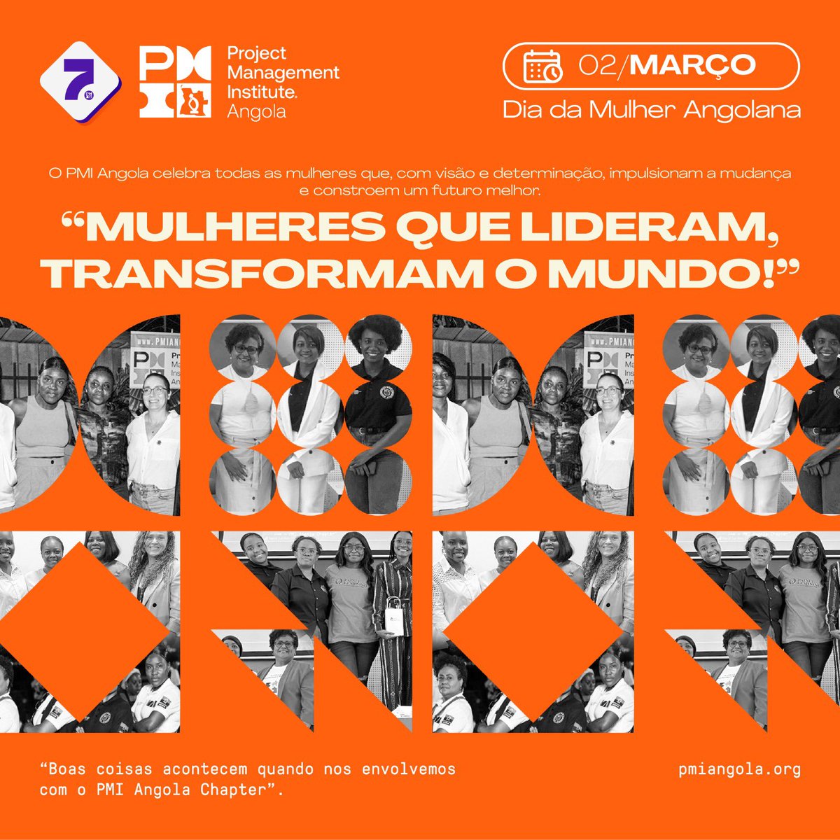 Happy Angolan Women's Day!

#pmiangolachapter #angolanwomensday #pmiangola #pmiwomensleaders #projectmanagementinstitute
