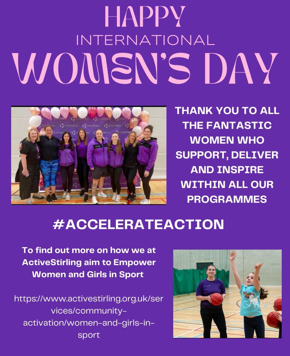 Janelle McGurk (@mcgurkas) on Twitter photo 🎉Happy International Women's Day 2025 🎉
activestirling.org.uk/services/commu…
<a href="/activestirling1/">Active Stirling Ltd</a> <a href="/sportscotland/">sportscotland</a> <a href="/ScotWomenSport/">Scottish Women In Sport</a>
#AccelerateAction #IWD2025 #WomenInSports #fitforgirlsstirling 🎉Happy International Women's Day 2025 🎉
activestirling.org.uk/services/commu…
<a href="/activestirling1/">Active Stirling Ltd</a> <a href="/sportscotland/">sportscotland</a> <a href="/ScotWomenSport/">Scottish Women In Sport</a>
#AccelerateAction #IWD2025 #WomenInSports #fitforgirlsstirling