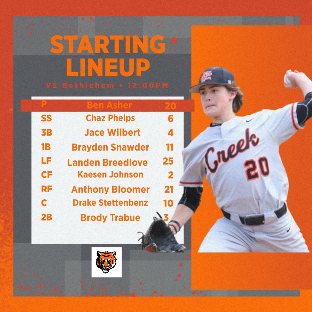 First Scrimmage of the year, first pitch at noon✅ #Compete