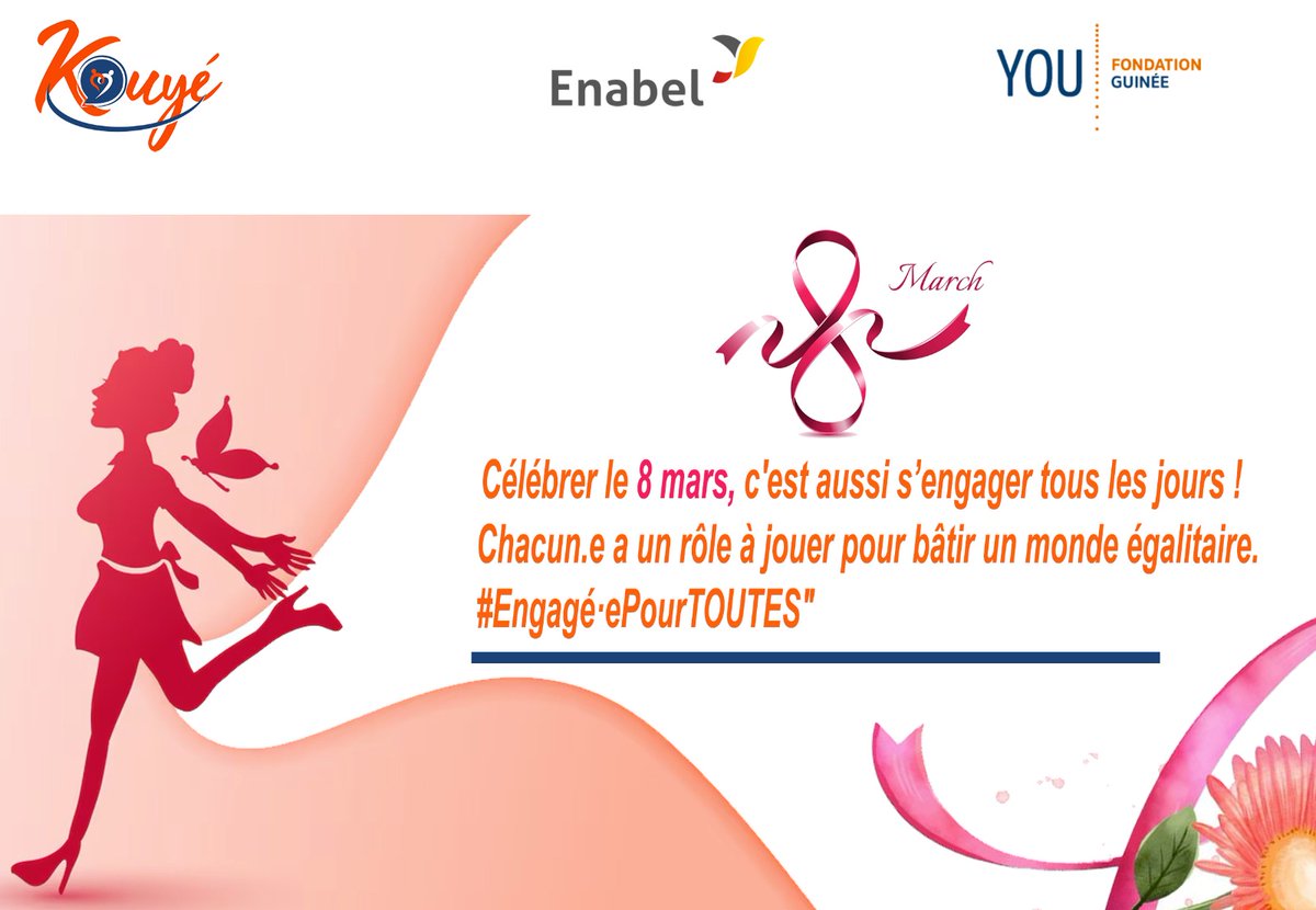 Le 8 mars est un rappel alors que l'égalité est un combat quotidien. 

Engageons-nous ensemble pour un monde où chaque femme a sa place, chaque jour. Allons au delà des discours et agissons  pour construire un avenir égalitaire. 
 #8Mars #ÉgalitéDesGenres  #DroitsDesFemmes