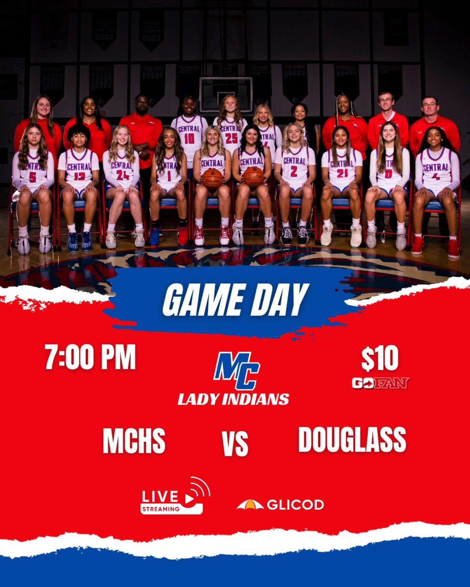 MCHS Lady Indians ๐ (@ladyindiansmchs) on Twitter photo Region 11 Championship Game Day!
7pm at Dunbar! Region 11 Championship Game Day!
7pm at Dunbar!