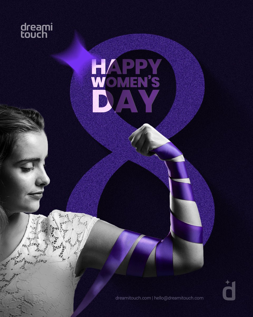 Happy International Women's Day 🎉
<a href="/Dreamitouch1/">Dreamitouch™</a> 

#womensday #womenempowerment #graphicdesign