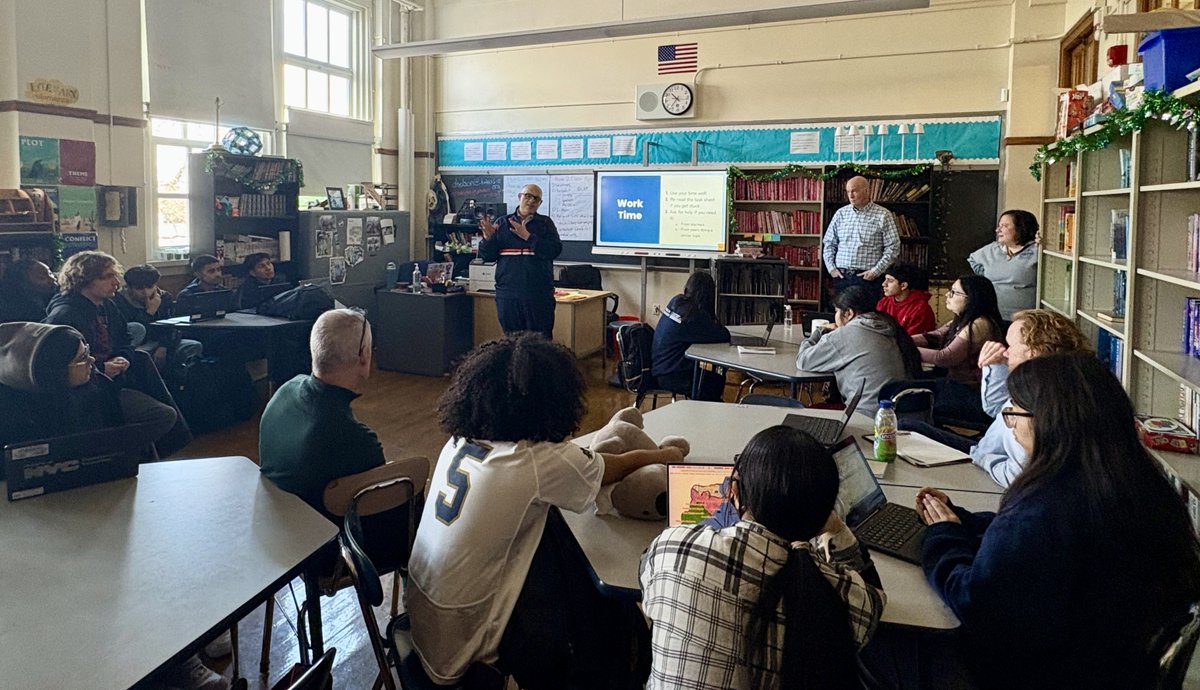 I was grateful to visit <a href="/leaders_hs/">Leaders High School</a> <a href="/NYCOutwardBound/">NYCOutwardBound</a> yesterday. These students were scary smart – empathetic, inquisitive, with a real compass for equity, inclusion, and fairness. This is precisely the hope we need right now. Our future is in good hands!