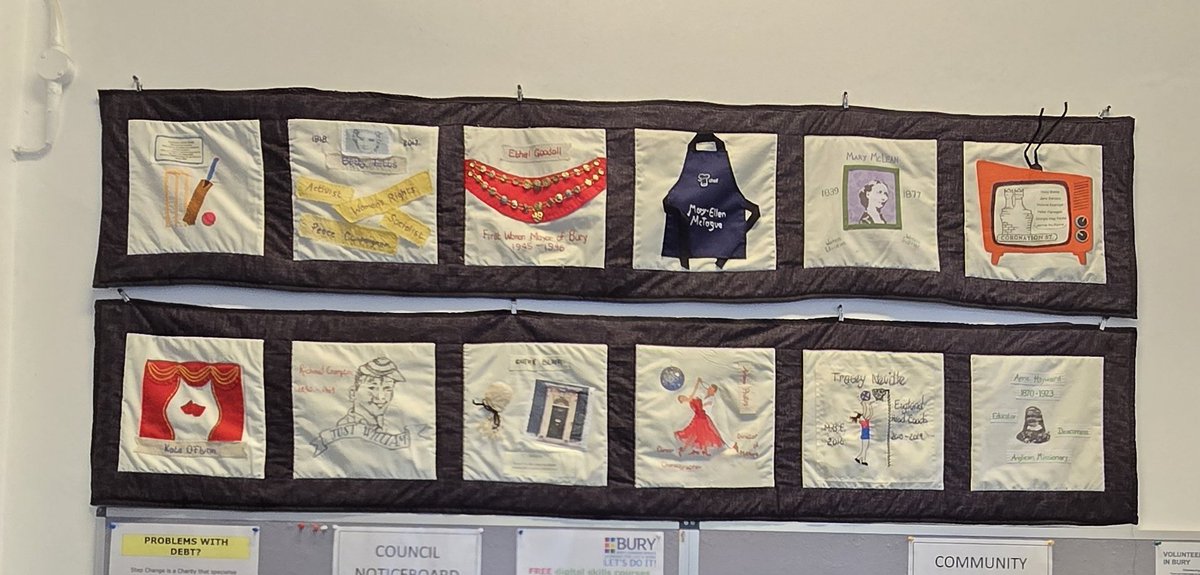 The Big Fandango (@big_fandango) on Twitter photo Thank you <a href="/BuryArtMuseum/">Bury Art Museum</a> for inviting our craftivist stitchers to a great International Women's Day event & a chance to display our Women Who Built Bury Textile Project as part of the celebrations . Thanks <a href="/BuryVCFA/">BuryVCFA</a> for funding this project <a href="/areessbee58/">Russ4Pilky26</a> <a href="/HelenTomlinson2/">Helen Tomlinson</a> Thank you <a href="/BuryArtMuseum/">Bury Art Museum</a> for inviting our craftivist stitchers to a great International Women's Day event & a chance to display our Women Who Built Bury Textile Project as part of the celebrations . Thanks <a href="/BuryVCFA/">BuryVCFA</a> for funding this project <a href="/areessbee58/">Russ4Pilky26</a> <a href="/HelenTomlinson2/">Helen Tomlinson</a>