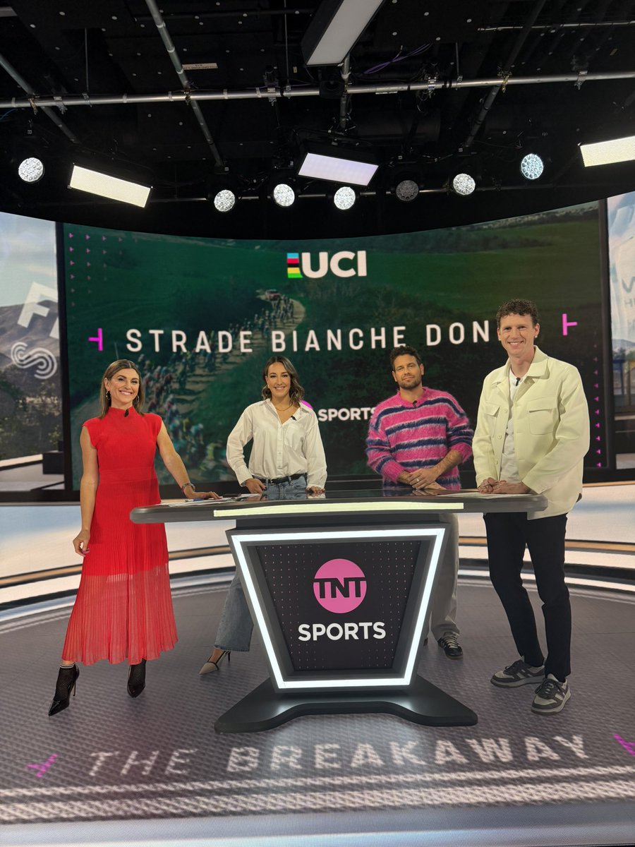 Strade Bianche in studio <a href="/cyclingontnt/">Cycling on TNT Sports</a> 🎥 🇮🇹