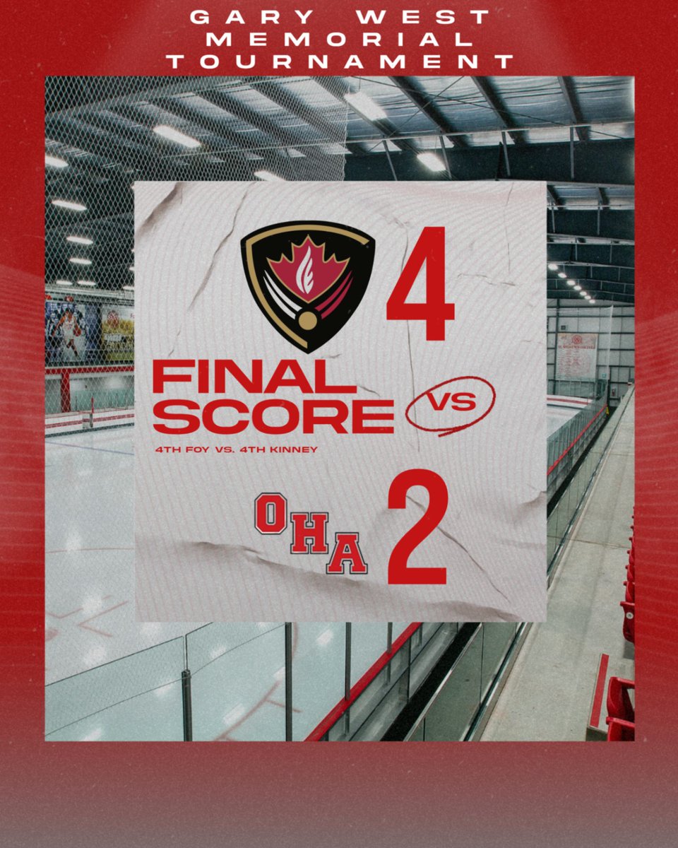 Game 15 at #GaryWestMemorialTournament is Final! <a href="/TheHillAcademy/">The Hill Academy</a> takes it 4-2 over <a href="/TheHillAcademy/">The Hill Academy</a>