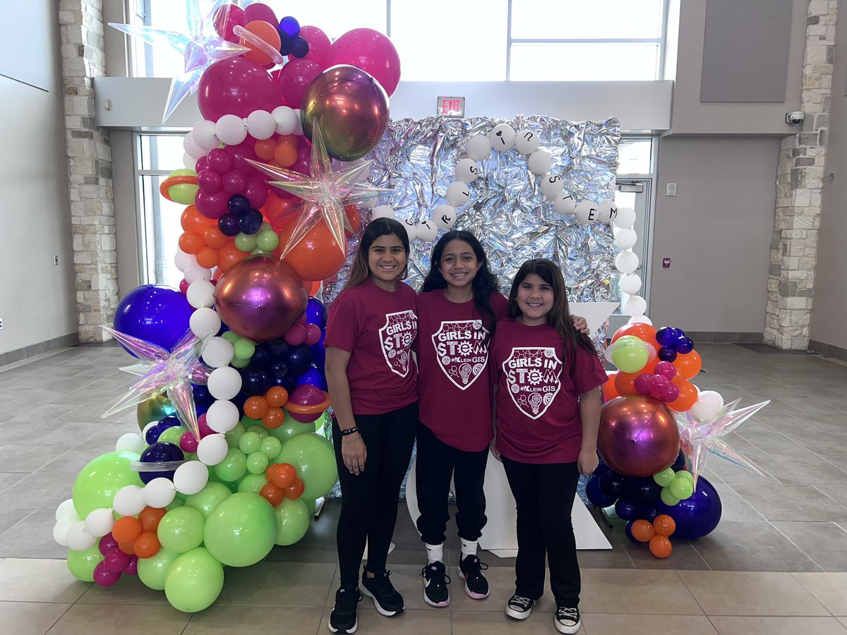 Ready for the Girls in STEM Conference! <a href="/FoxKISD/">Fox Elementary</a> <a href="/KleinISD/">Klein ISD</a> #KleinGIS