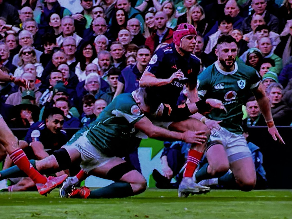 NeosMat's tweet photo. Is it a tackle ?

Twice…

 @Nigelrefowens @WorldRugby #IRLFRA https://t.co/M4KGUhUlBg