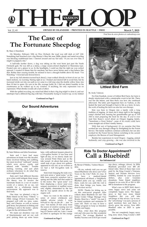 Vashonloop's tweet image. The #vashonloop latest issue is out and available on the island.  Or read it at vashonloop.com

#vashon
