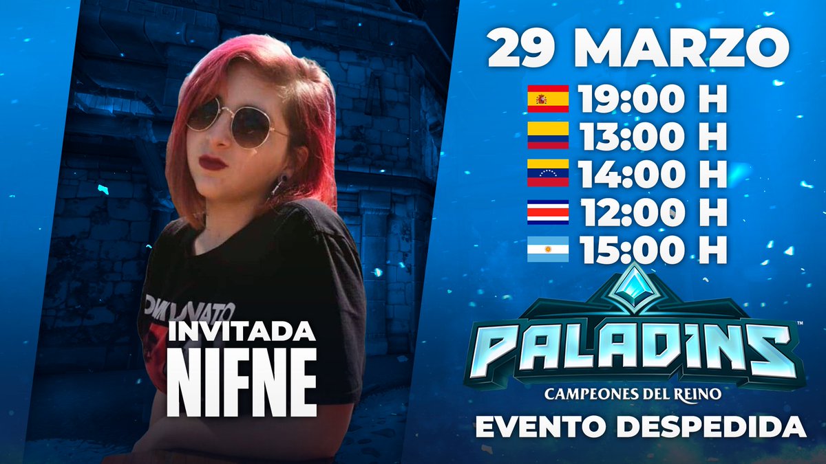 JAIMERASPLAY (@jaimerasplay) on Twitter photo La siguiente invitada al evento de paladins es una artista y streamer de paladins, muchos la conoceréis por sus dibujos que hizo para el canal y otros por sus streams ✨
Es un placer tenerla en este evento que ella misma me incitó un poco a hacer 💜
Bienvenida <a href="/NifneArt/">Nifne_Art🐯🌹</a> 🔥 La siguiente invitada al evento de paladins es una artista y streamer de paladins, muchos la conoceréis por sus dibujos que hizo para el canal y otros por sus streams ✨
Es un placer tenerla en este evento que ella misma me incitó un poco a hacer 💜
Bienvenida <a href="/NifneArt/">Nifne_Art🐯🌹</a> 🔥