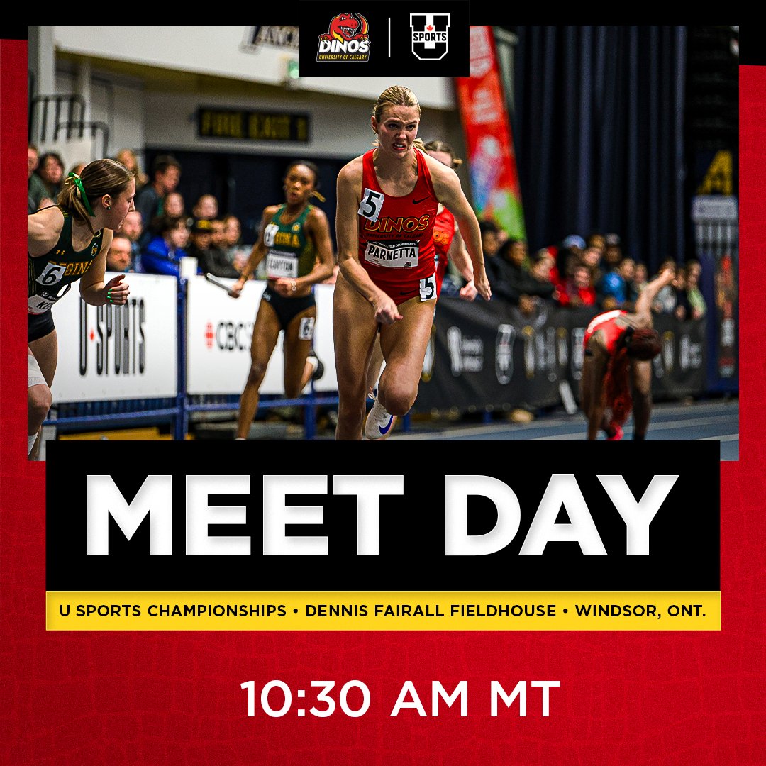 MEET DAY!

𝐔 𝐒𝐏𝐎𝐑𝐓𝐒 𝐂𝐡𝐚𝐦𝐩𝐢𝐨𝐧𝐬𝐡𝐢𝐩!
⏰ 10:30 AM MT
📍 Dennis Fairall Fieldhouse, Windsor

#GoDinos