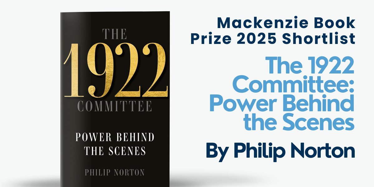 Lord Norton of Louth (@lordnortonlouth) on Twitter photo Delighted that 'The 1922 Committee' has been shortlisted for the <a href="/PolStudiesAssoc/">Political Studies Association</a> 2025 Mackenzie Prize Delighted that 'The 1922 Committee' has been shortlisted for the <a href="/PolStudiesAssoc/">Political Studies Association</a> 2025 Mackenzie Prize
