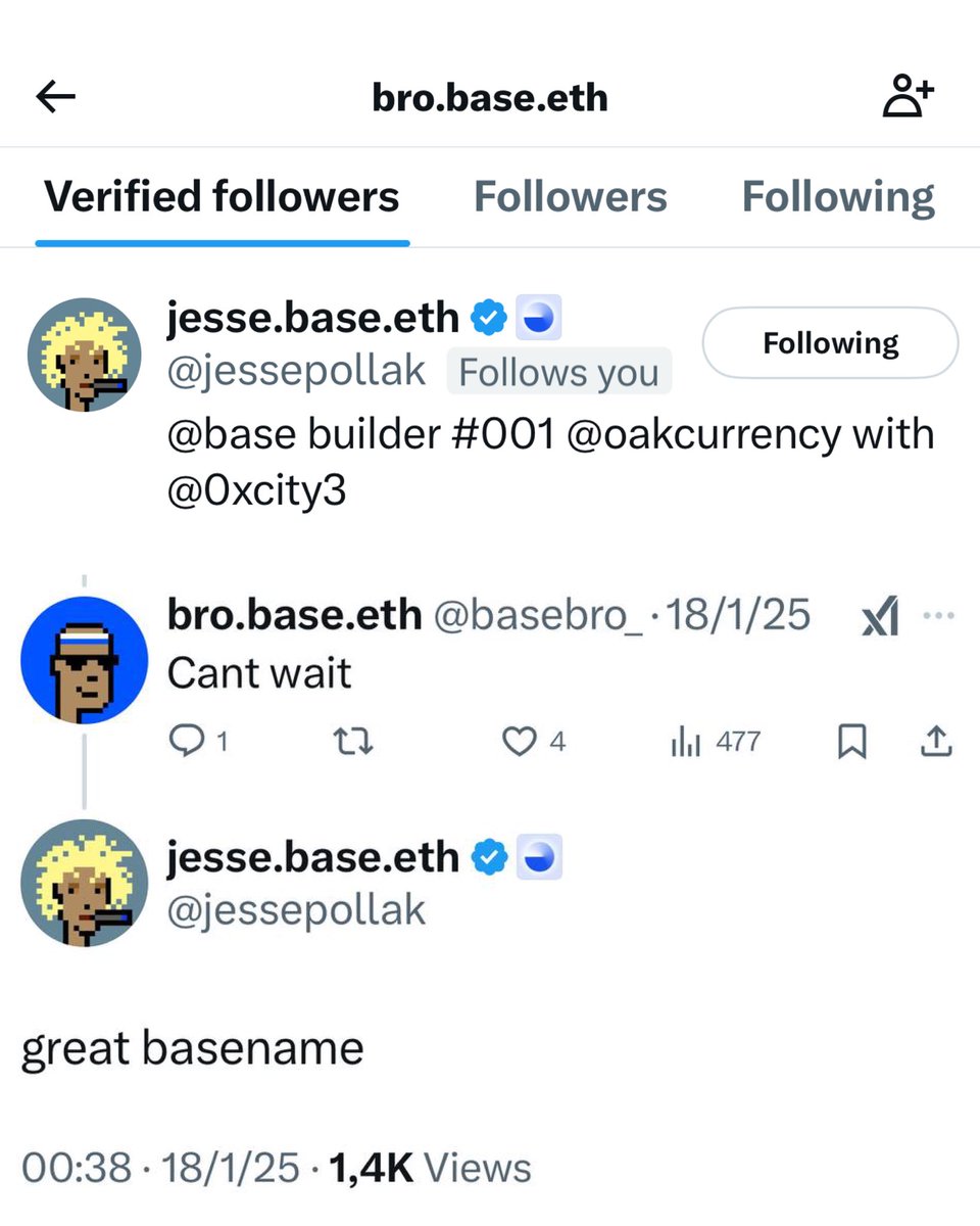 basebro_'s tweet image. base bro is based 🔵
accompany @jessepollak to onboard and support builders to buidl on base 🚀
let’s make @base a better place for everyone 💪
