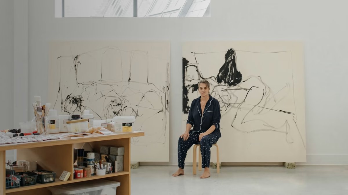 Celebrating Tracey Emin this #IWD2025, an incredibly inspiring artist who was honoured with a Damehood in 2024 for her services to art. 
📸: Tracey Emin, I waited so Long, 2022 © Tracey Emin; I Cried Because I Love You, 2016 © Tracey Emin; Tracey Emin, photo by Maureen M Evans.
