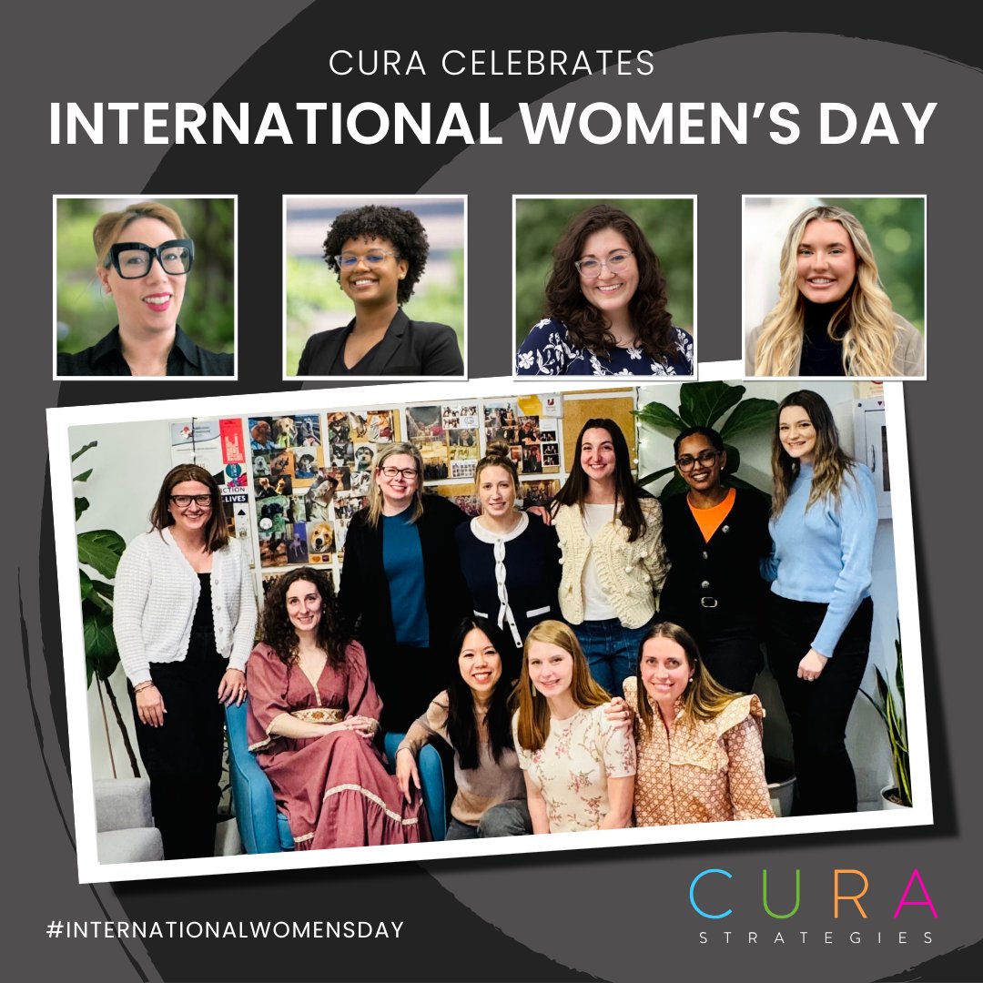 curastrategies's tweet image. Happy #InternationalWomensDay! Today, we celebrate the incredible women at CURA. Thank you for inspiring us with your talents, dedication and creativity. Let's continue to support each other as we transform the future of health care!
#IWD2025 #CURAgeous