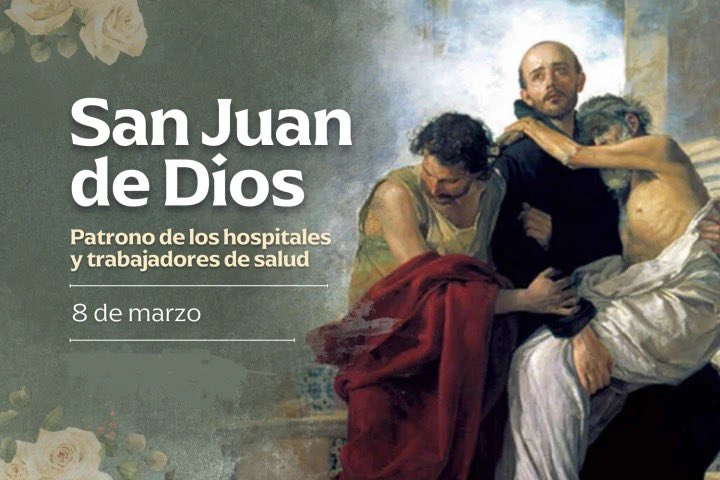 Cada 8 de marzo se conmemora la festividad de San Juan de Dios, símbolo de vocación caritativa con aquellos que sufren en el cuerpo y también en el espíritu.