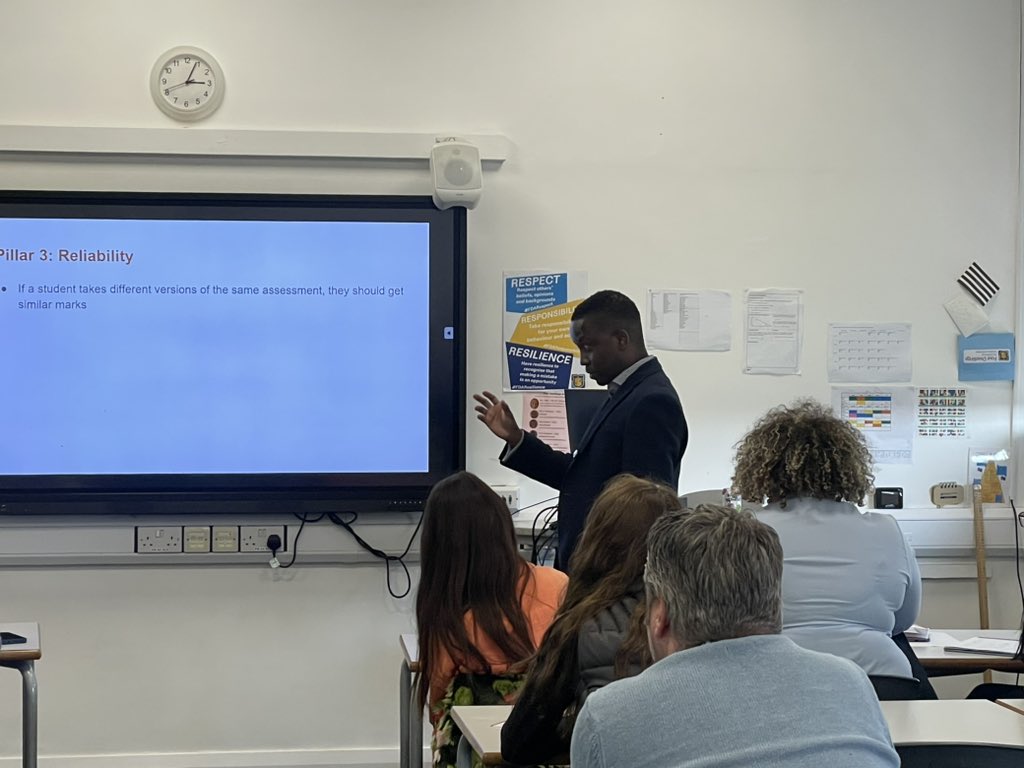 “JUST BECAUSE SOMETHING’S RELIABLE DOESN’T MAKE IT VALID” SAYS ISAAC MOORE IN A GREAT SESSION ON KS3 ASSESSMENT 👏👏👏 #rEDBRUM