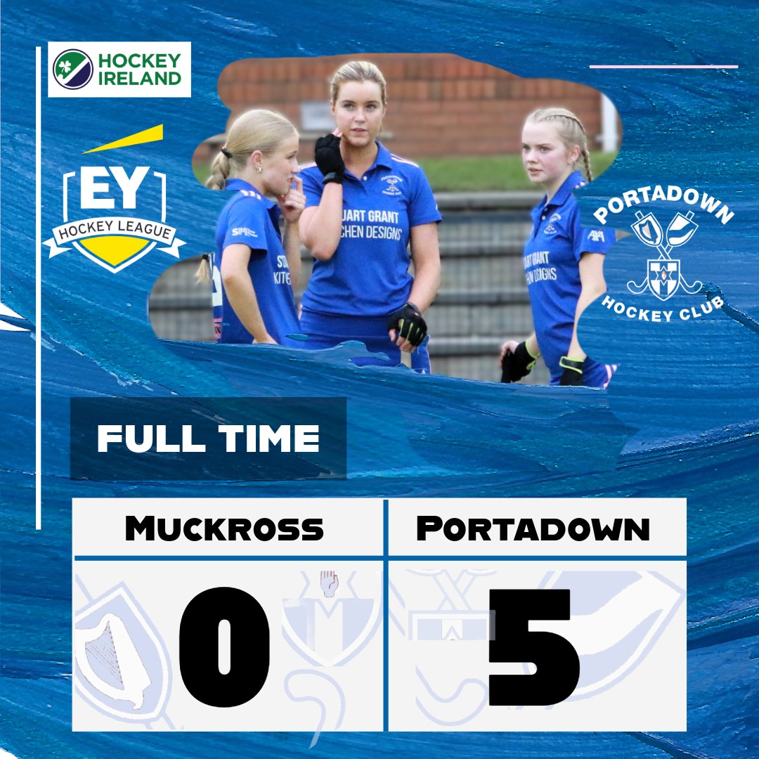 Goals from PCs courtesy of Bethany Harper and Emma McEntee in the last quarter seal a comprehensive win in Dublin. Portadown remain unbeaten in EYHL2.
<a href="/EY_Ireland/">EY Ireland</a>
<a href="/irishhockey/">Hockey Ireland</a>
#EYHL2 #EveryGameCounts