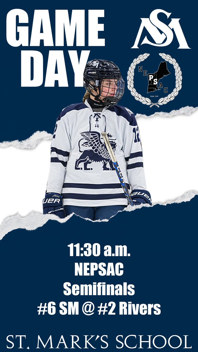 St. Mark's Athletics (@smssports) on Twitter photo ๐ฆGAME DAY!๐ฆ
Good luck to .<a href="/SMGirlsHockey/">St.Mark'sGirlsHockey</a> today! Game updates will be posted below .<a href="/NEPSGIHA/">NEPSAC Girls Prep Hockey</a> ๐ฆGAME DAY!๐ฆ
Good luck to .<a href="/SMGirlsHockey/">St.Mark'sGirlsHockey</a> today! Game updates will be posted below .<a href="/NEPSGIHA/">NEPSAC Girls Prep Hockey</a>