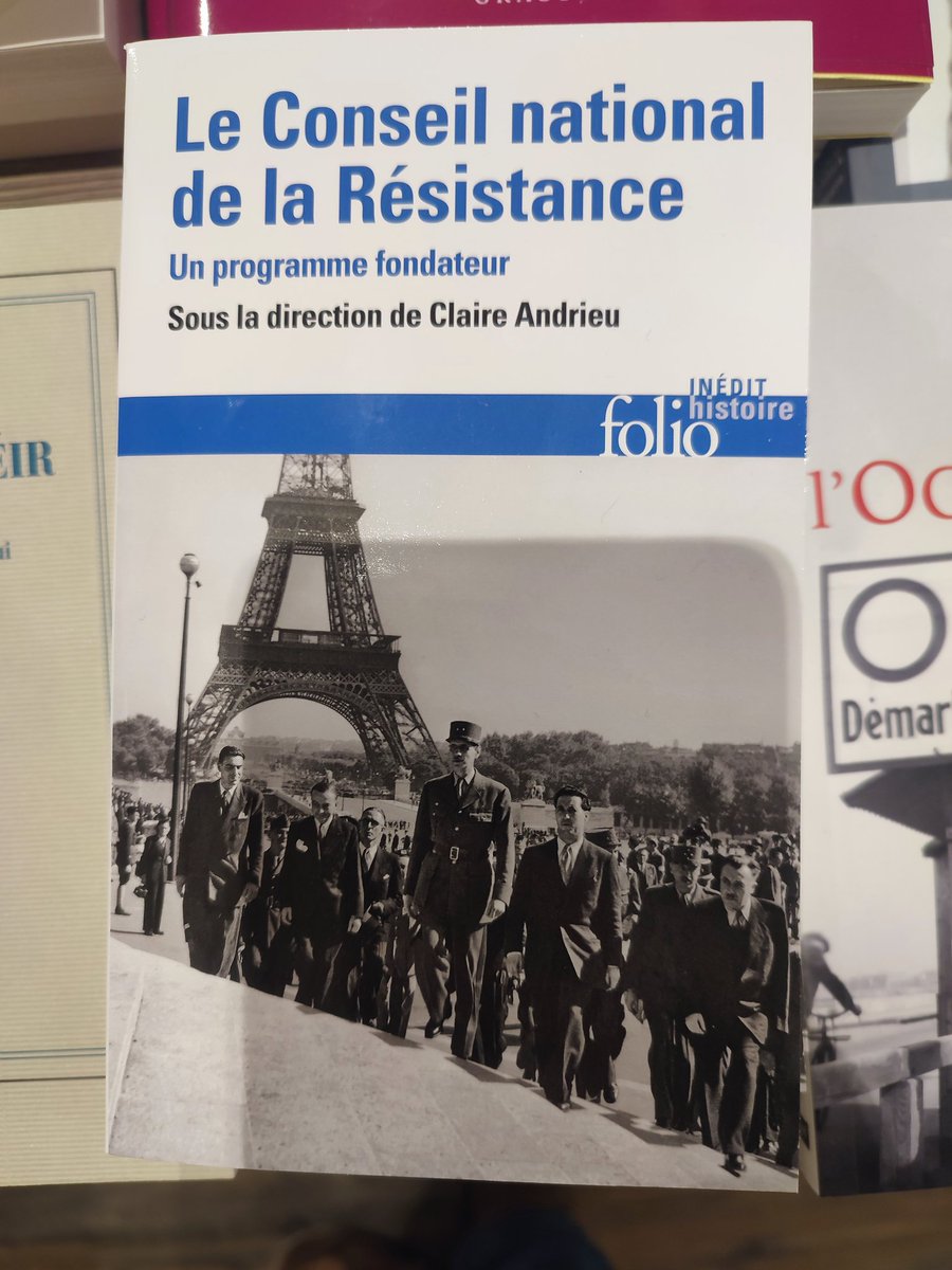 Parution. Le conseil national de la Résistance. Un programme fondateur, sous la direction de Claire Andrieu